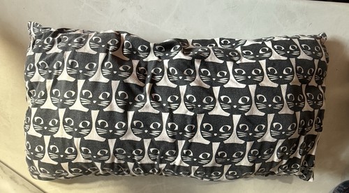 Ikea black cat mattram - black, bolster