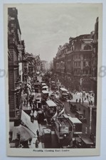 Vintage Postcard - Piccadilly (Looking East), London - Real Photo.