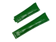 NEW 20MM GREEN LEATHER STRAP