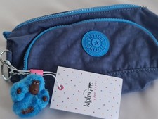 Kipling Make Up Bag Pencil Case 21×6×6cm with KARLIEN Monkey Brand New With Tags