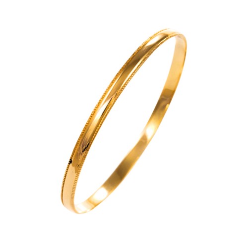 Gold slave bangle 5mm ladies - 5mm,