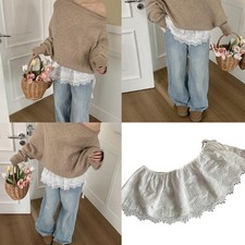 Womens Ruffle Lace Shirt