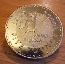 1999-2000 £5 Five Pound Coin