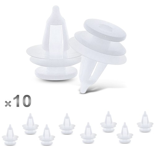10x fastening clips - 10x, door