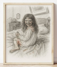 THE EXORCIST MOVIE DRAWING