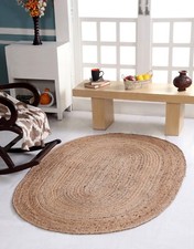 DHAKA Rustic Oval Rug Hand