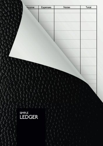 Simple ledger cash book - cash,