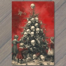 POSTCARD Gothic Christmas Tree