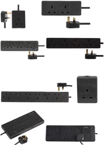 Extension lead cable black - lead,