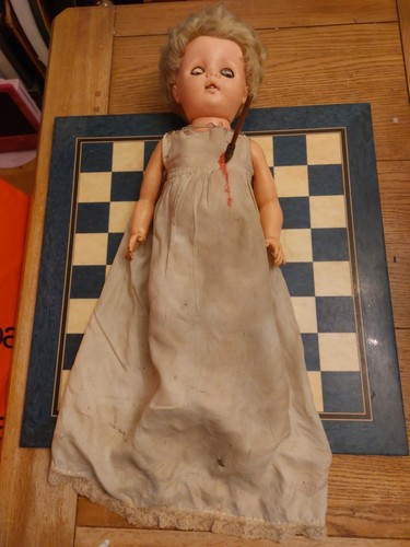 Vintage plastic ooak creepy - plastic,