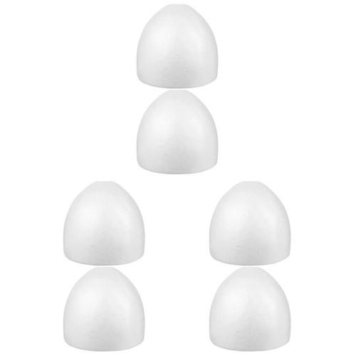 6pcs reusable white foam - foam, cake
