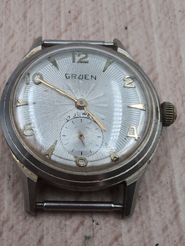 Vintage gruen sunburst dial - gruen,