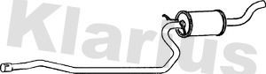 Centre muffler fits ford - muffler,