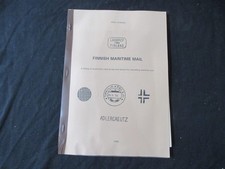 Finland Maritime Mail Philatelic Literature, 99p Start