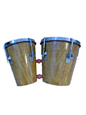 PAIR OF VINTAGE SOLID WOOD 5"