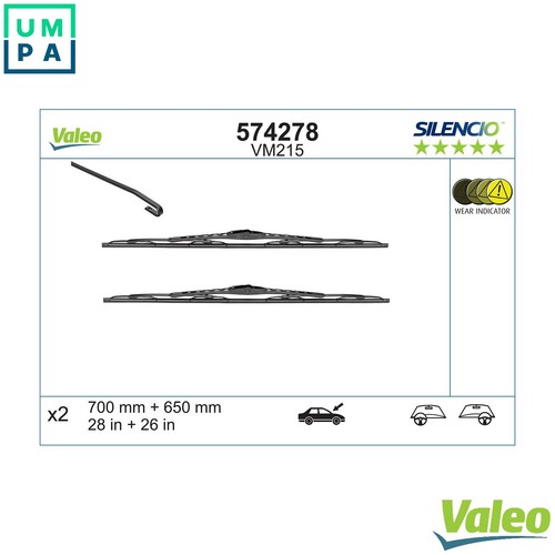 Wiper blade 574278 - for, seat