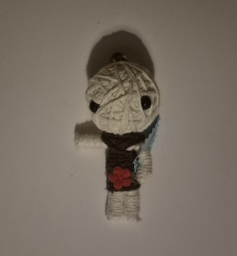 Voodoo doll keyring - voodoo,