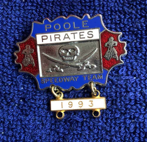 Speedway badge poole - badge, pirates