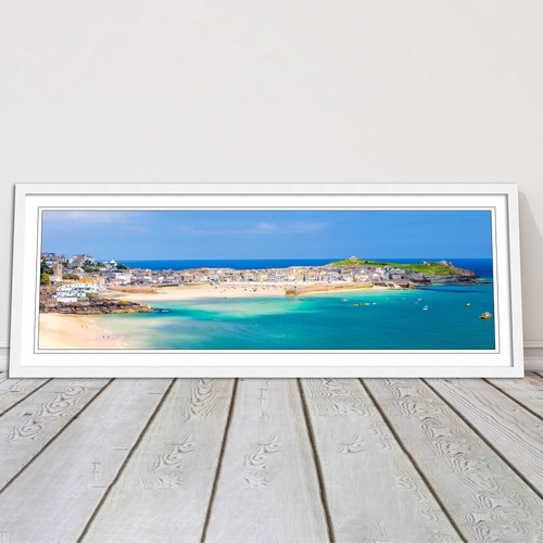 Ives harbour panoramic - st,