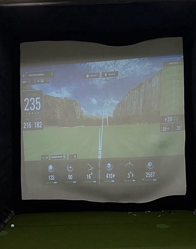 Skytrak golf simulator launch - simulator,