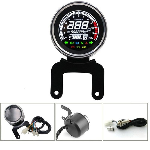 12v universal motorcycle - 12v, lcd