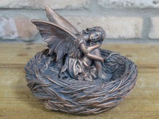 Fairy Sitting in Bird Nest