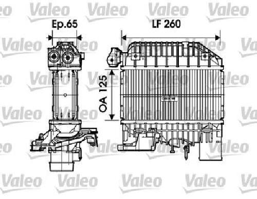 Genuine valeo intercooler - valeo,