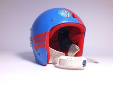 JOFA Vintage Junior Ski Racing Helmet Blue/Red 1973/1970s Sweden Display/Prop