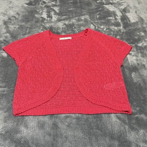 Red knitted bolero style - m&s, bolero-style