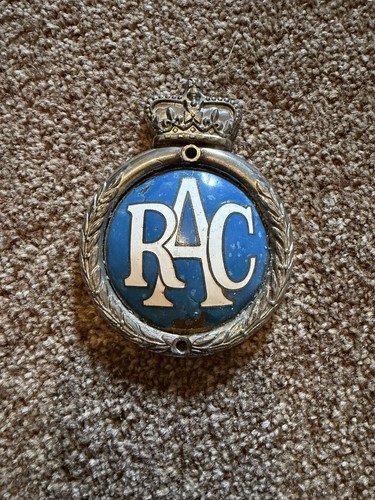 Vintage rac car club badge - club,