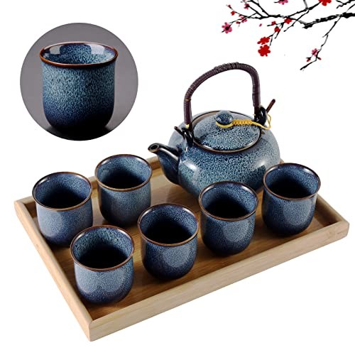 Japanese tea set for kiln - for, 6,