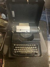 Vintage 1936 Classic Underwood Portable Typewriter