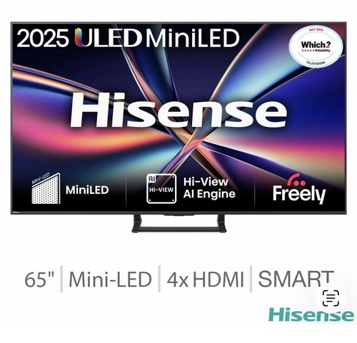 Hisense e8qtuk mini led - 65", mini-led