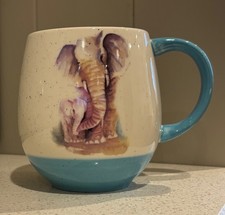 Elephant Mug  Socca Stoneware Large Tea Coffee Mug 