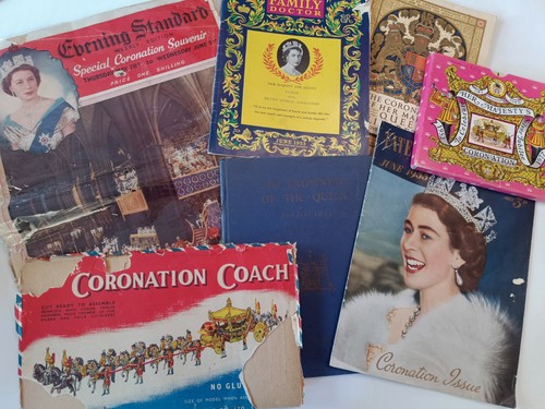 Coronation memorabilia queen - coronation,