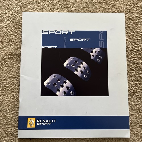 Renault sport brochure 2006 - sport,