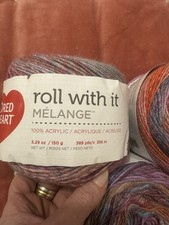 Red Heart Roll With It Melange