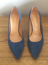 Vera Pelle Sandro Ferrone Ladies Italian Blue  Shoes Size UK 5 /38 RRP €159