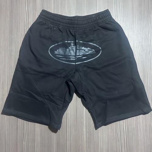 Black cortiez sweat shorts - black,