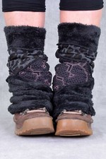 WOOLEN LEG WARMERS Fleece