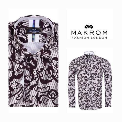 Makrom grey paisley - grey,