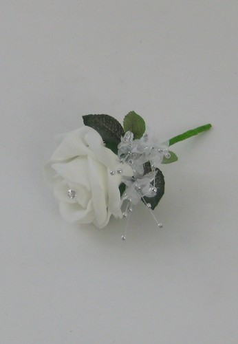 Wedding single buttonholes - single,