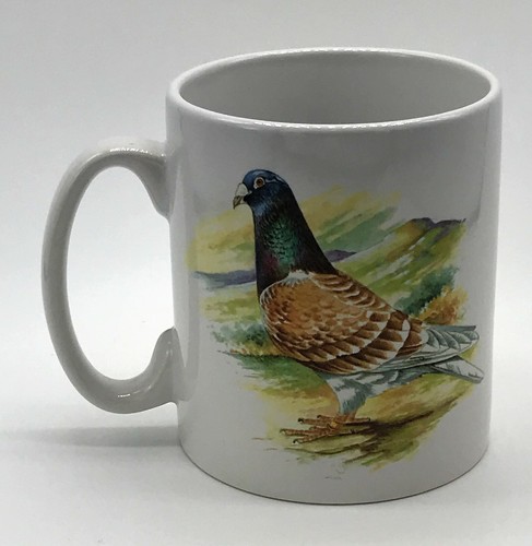 Boxed pigeon stoneware mug - boxed,