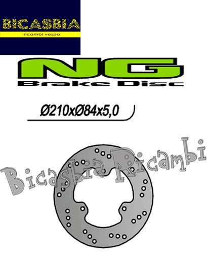 14434 rear brake disc ng - -, 421