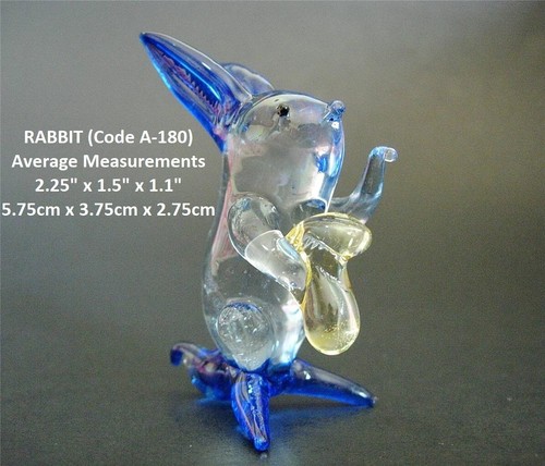 Art glass rabbit bunny hare - glass,