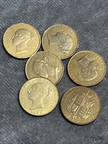 Gold plated half sovereign - plated,