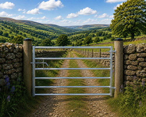 Bateman galvanised gate 4ft - bateman,