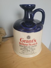Grants Deluxe Scotch Ceramic Empty Bottle no stopper 