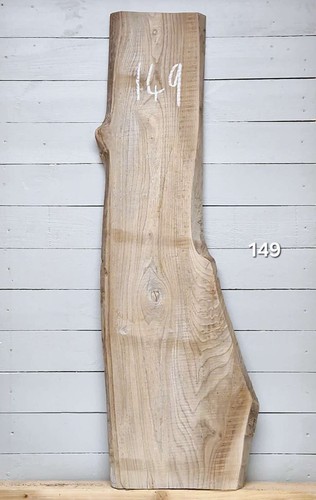 Elm live edge timber 1430mm - live,
