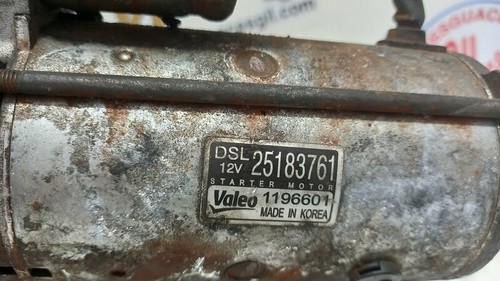 25183761 starter motor